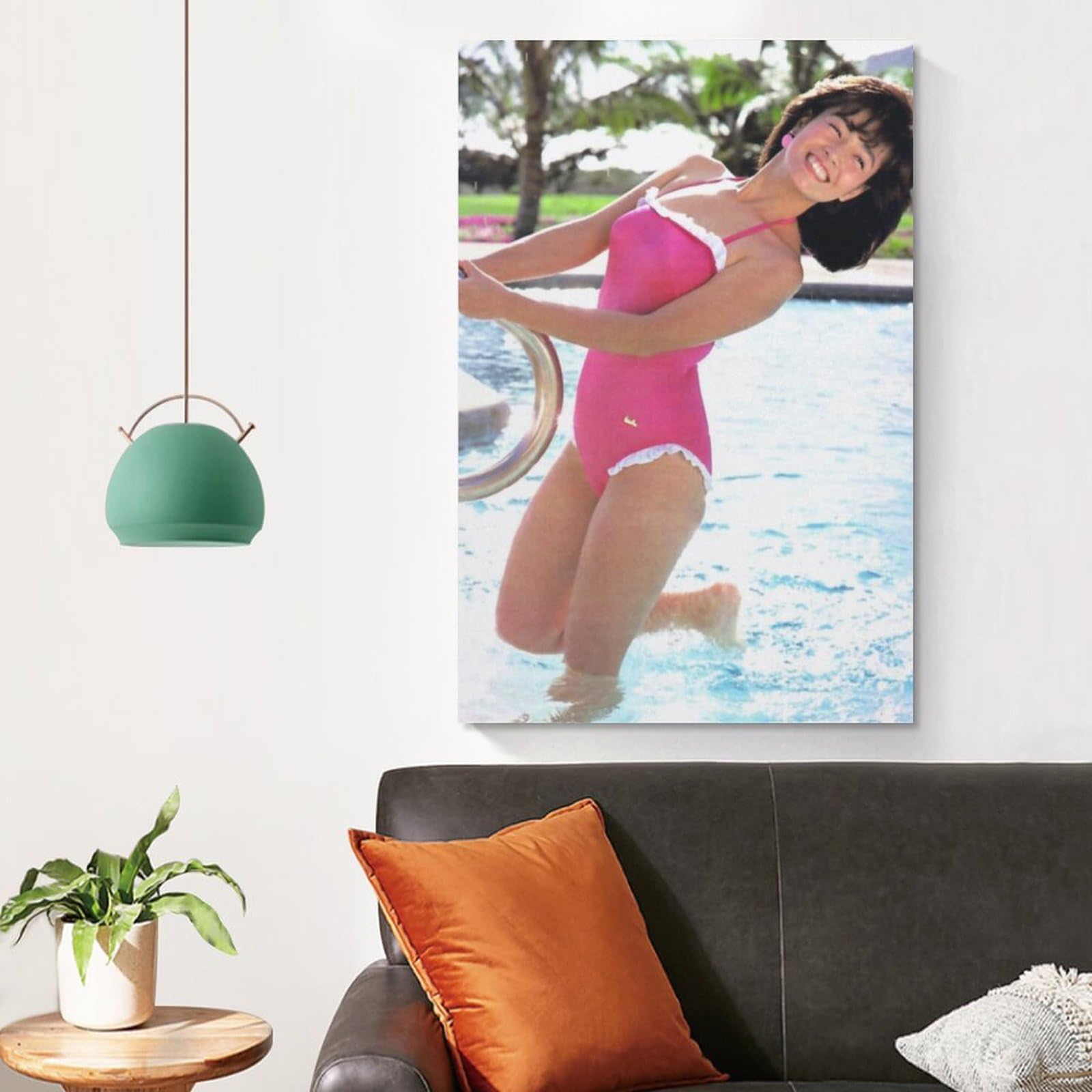 Amazon.co.jp: 柏原芳恵水着セクシー写真絵画ポスター オフィス ベッド