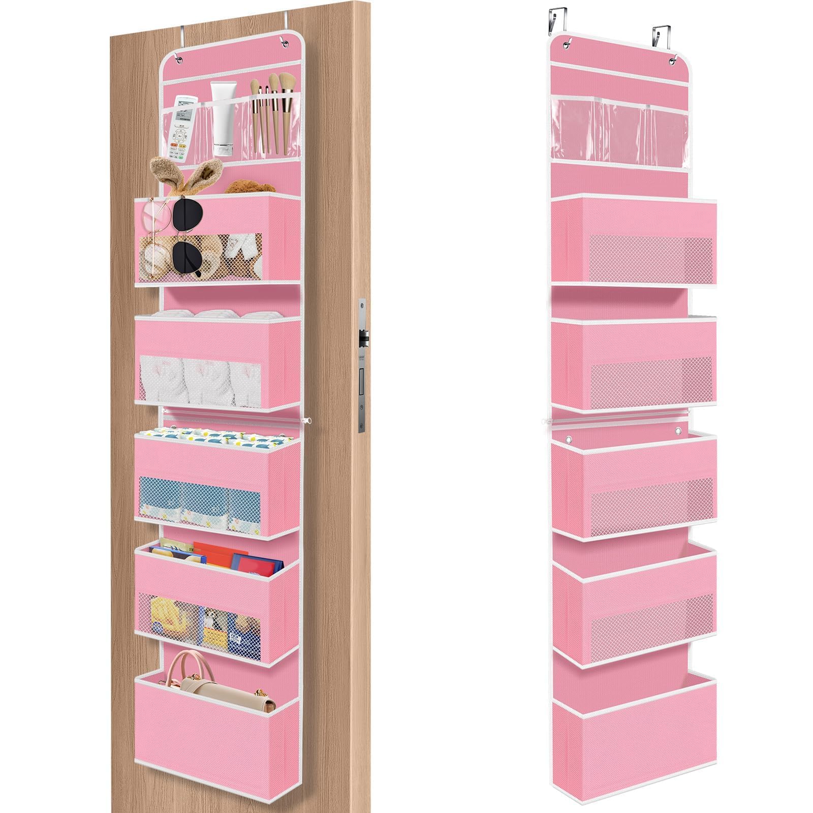 1Pack Over The Door Organizer Large Capacity Hanging Storage Room Organizer