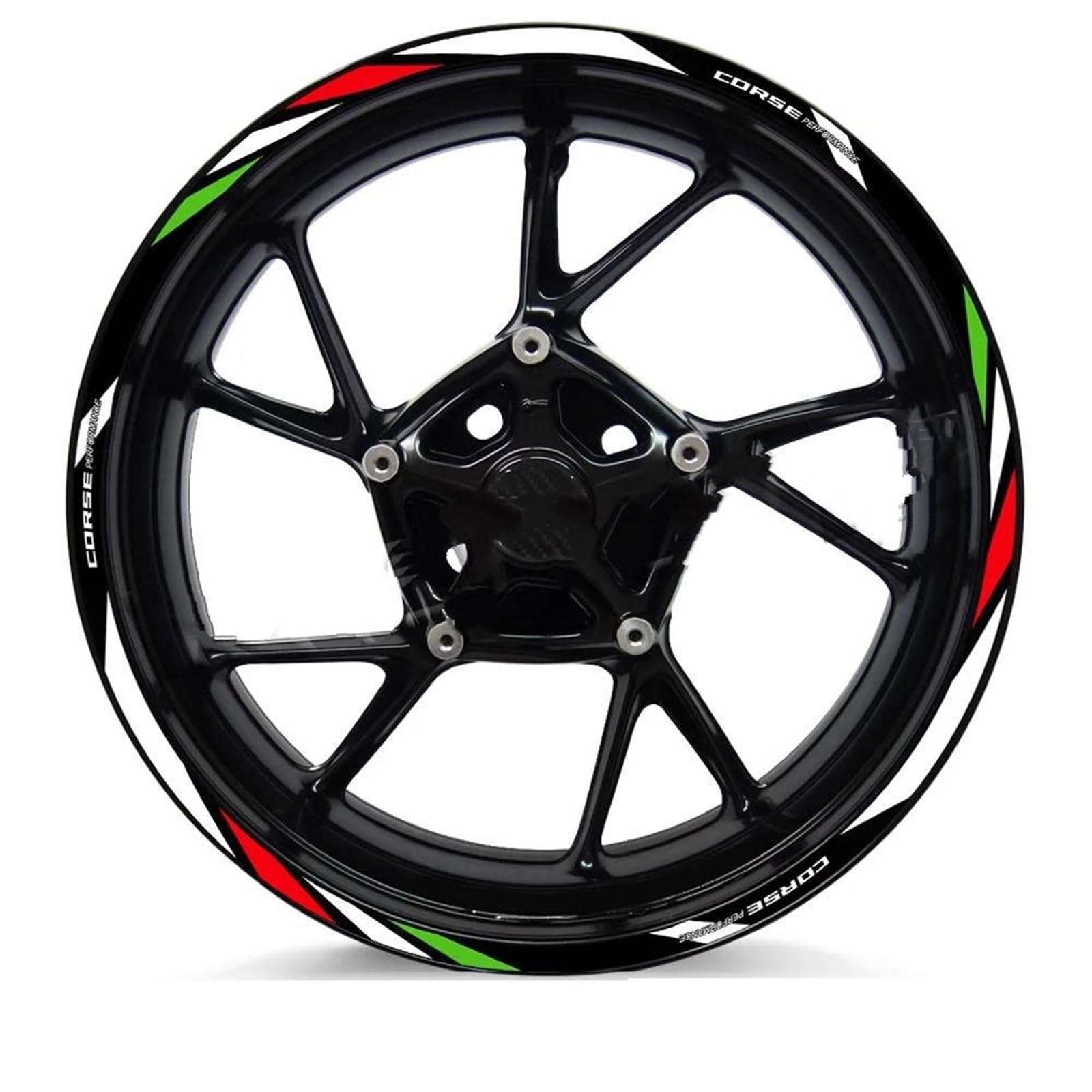 Motorcycle Wheel Sticker Stripe Decal for Ducati for Hypermotard 950 Diavel 1260 V4 for Multistrada 1200s for Panigale(Color1)