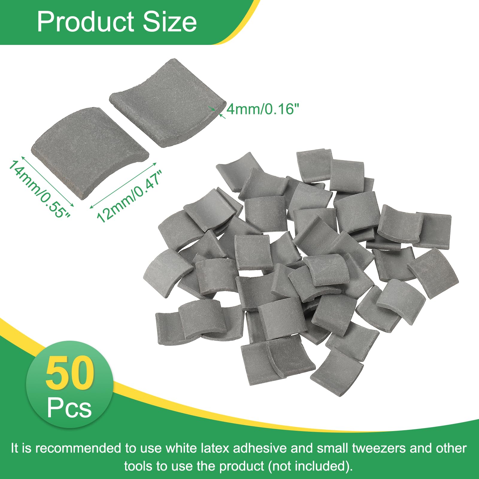PATIKIL Miniature Roof Tile - Image 2