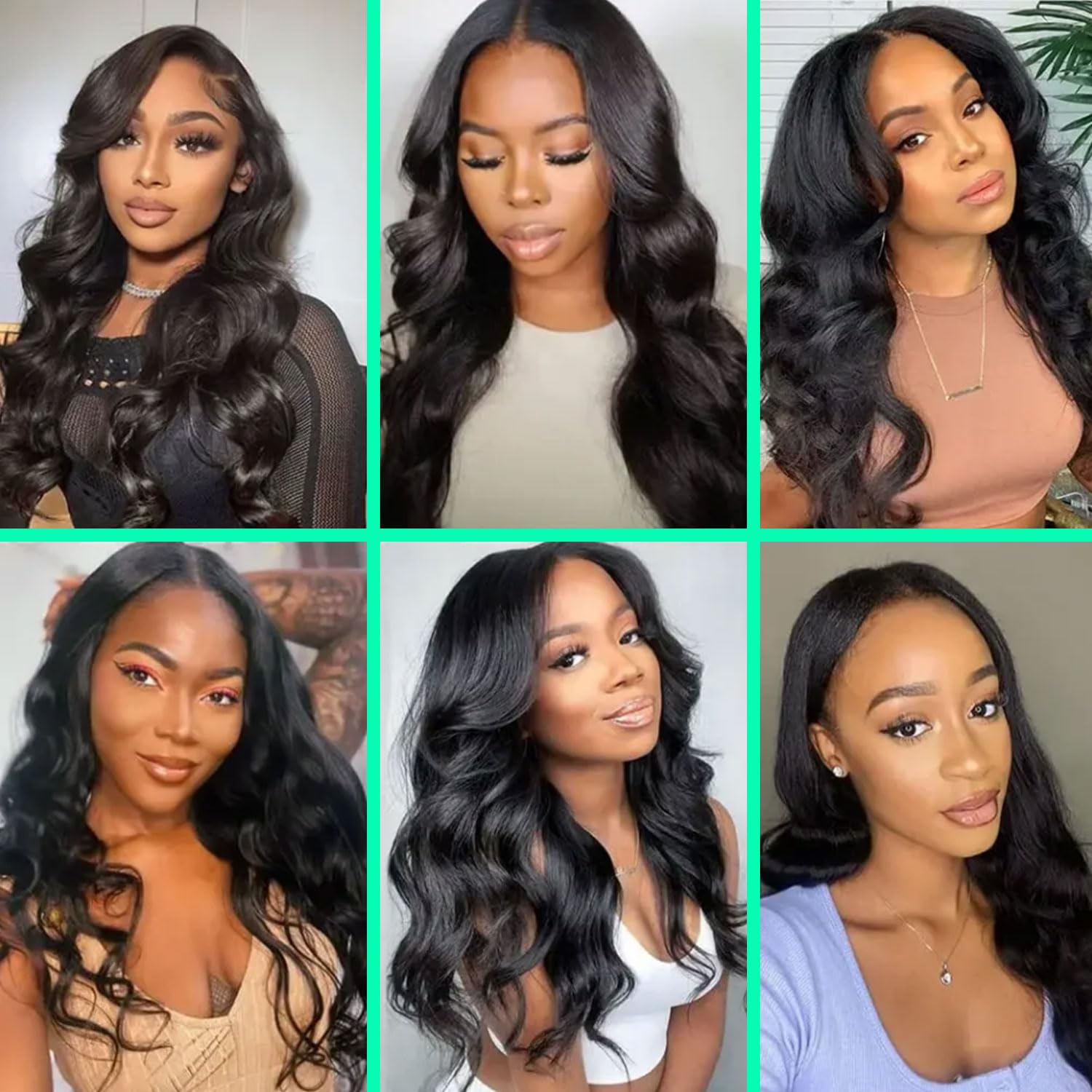 Body Wave Feather Crochet Human Hair Extensions Knotless Pre-Separated Body Wave Human Crochet Hair for Black Women (#1B-50 Strands, 18 Inch)