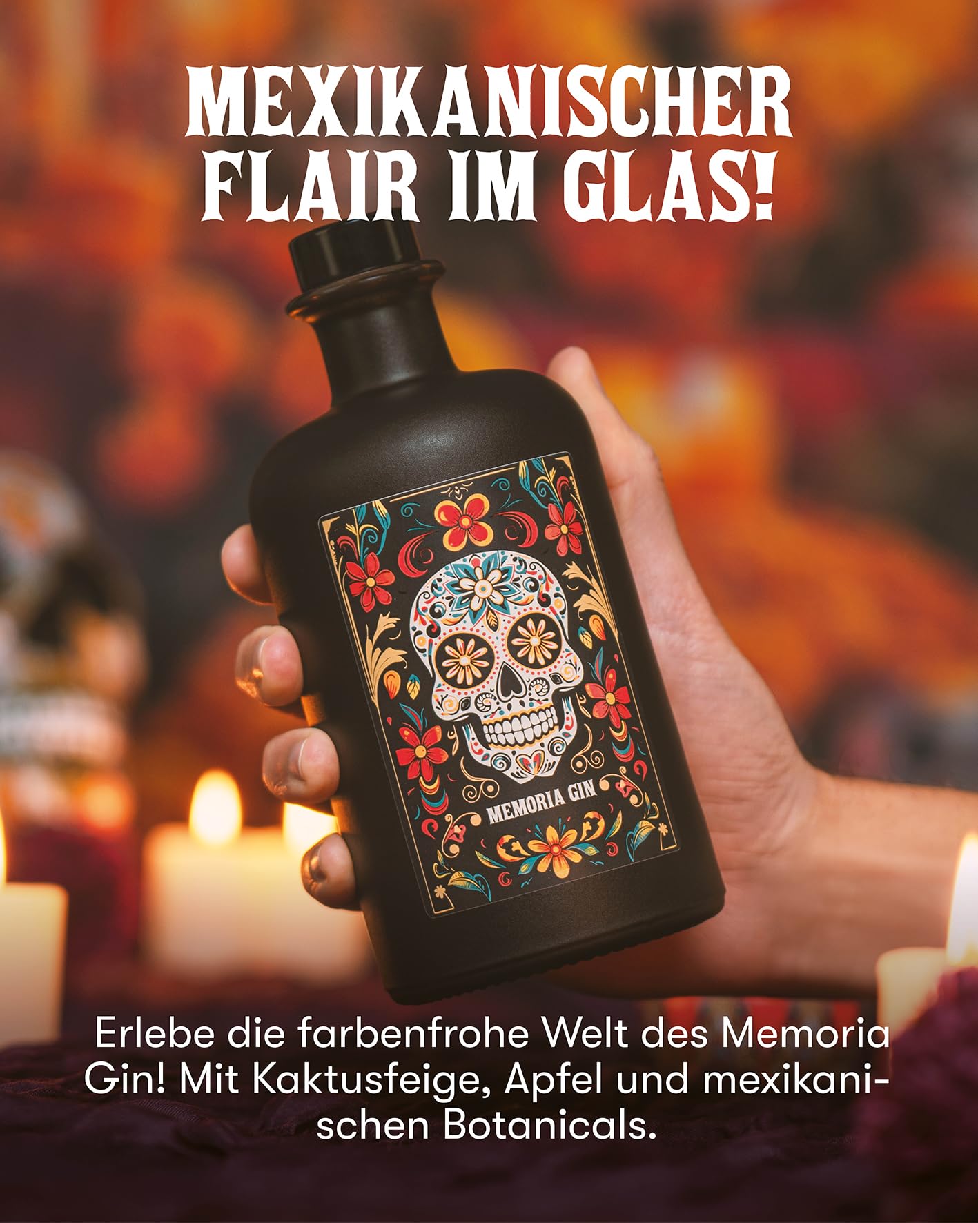 La Fiesta Spirits - Memoria Gin - 0,5 Ltr. - 40% vol. - Vegan