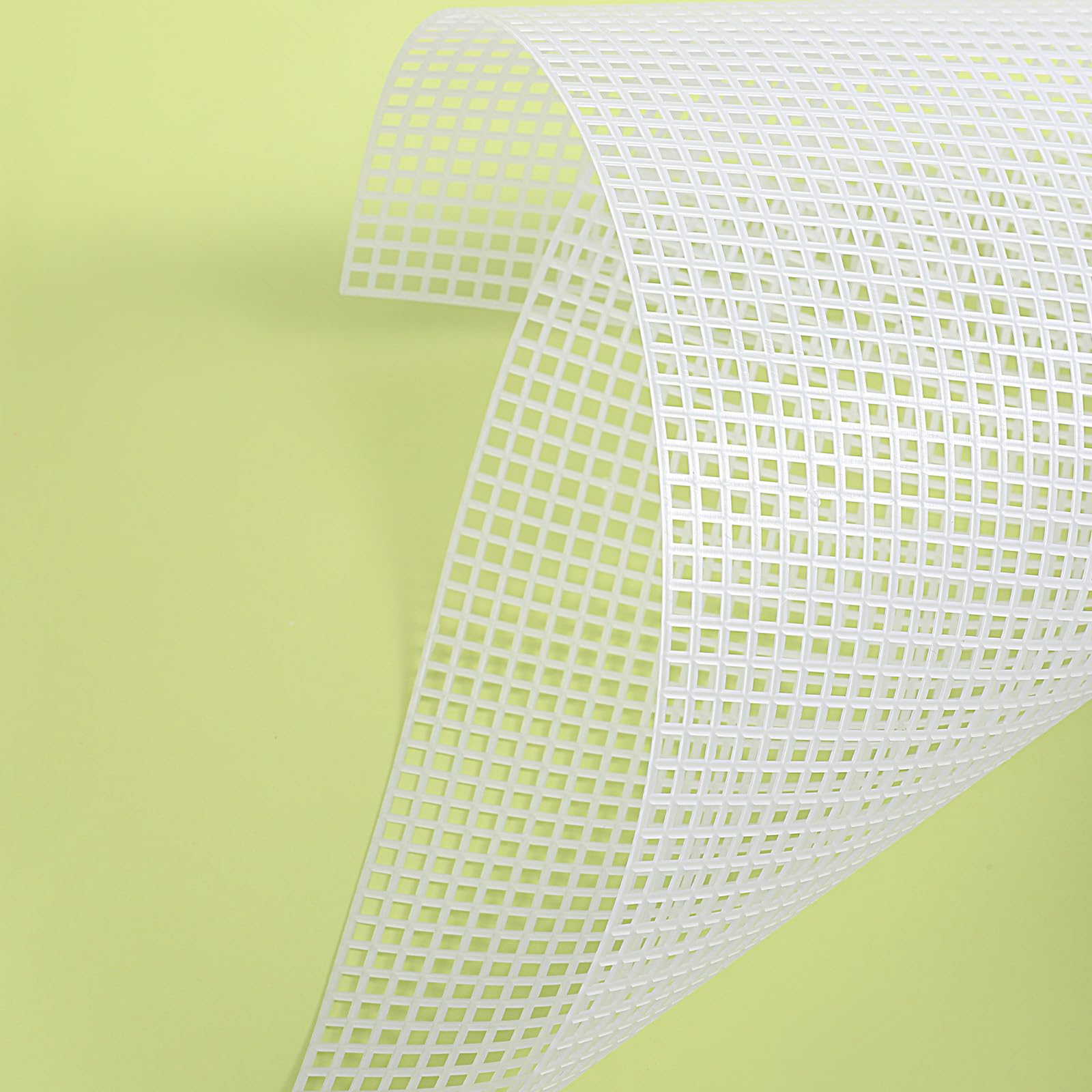 ElevateTech 6 Stück Kunststoff Netz Leinwand-Set, Netz-Kunststoff-Leinwand-Set Stickwerkzeuge für Stickereien Basteln Strick und Häkelprojekte Basteln mit Acrylgarn und Herstellen von Aquarium-Teilern