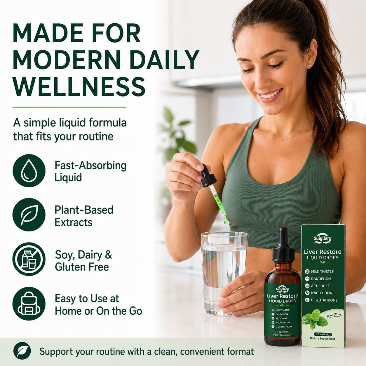 Liver Restore Support Liquid Drops, Herbal Wellness Supplement for Adults — Amazon image 8