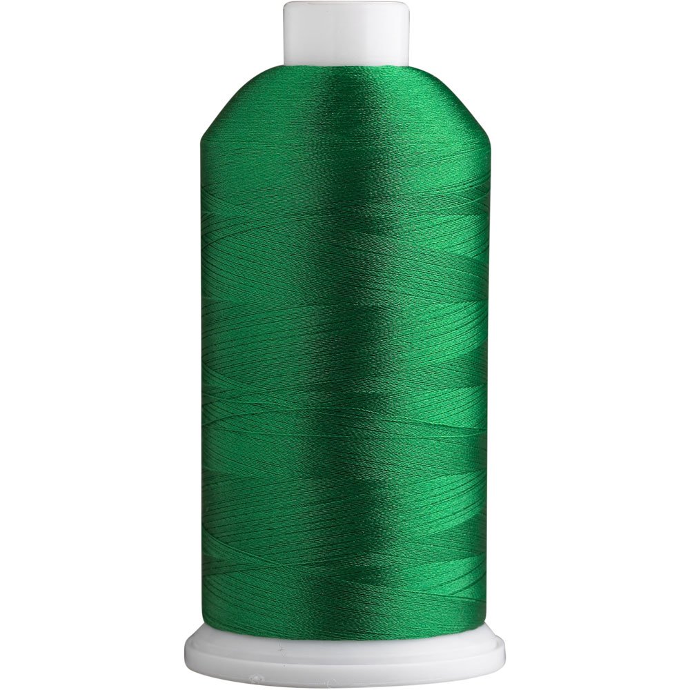 Superpunch SuperB Embroidery Thread 40wt, 5000 m Cone, Green Grass 990