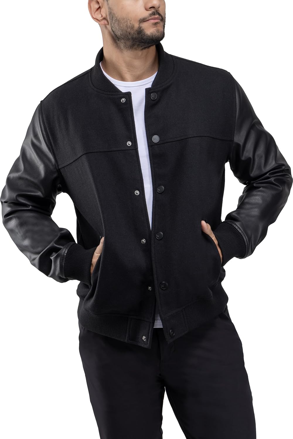 X RAY Mens Varsity Jacket, Letterman Baseball Bomber Casual Jackets for men - Image 7