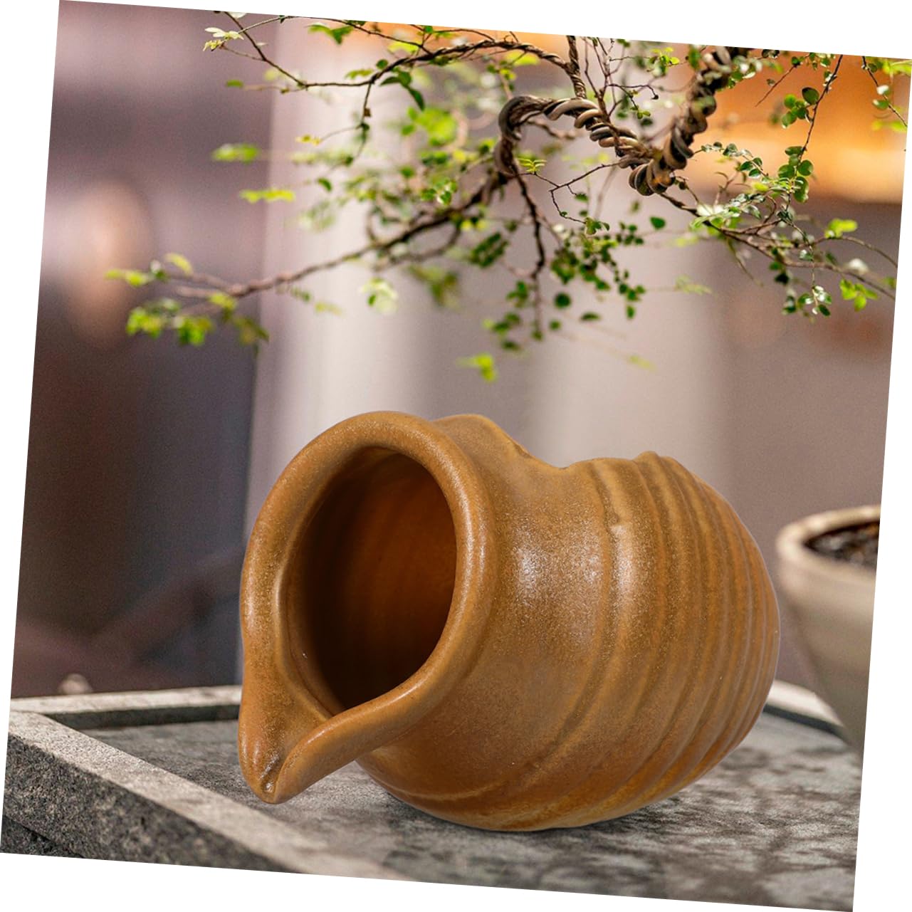Pot de Cour en Céramique Circulant pour Poissons, Décor Classique