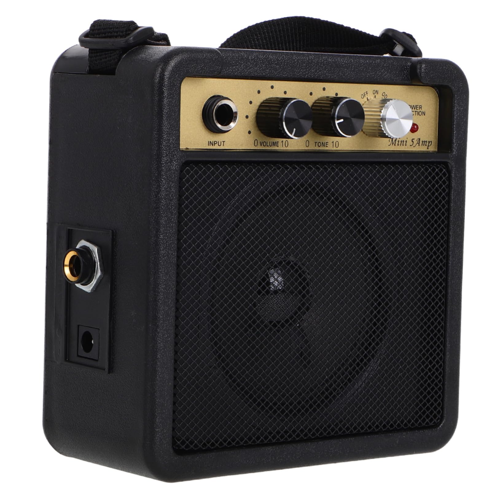 Mini Ampli Guitare Électrique 5w, Amplificateur Compact Noir, Son Haute Fidélité et Effets Intégrés, pour L'entraînement