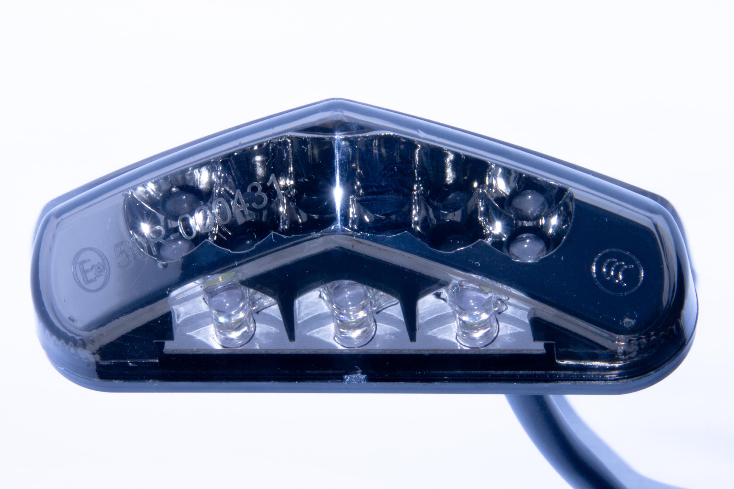 Generisch Fanale posteriore a LED universale per moto, omologato e con illuminazione targa integrata