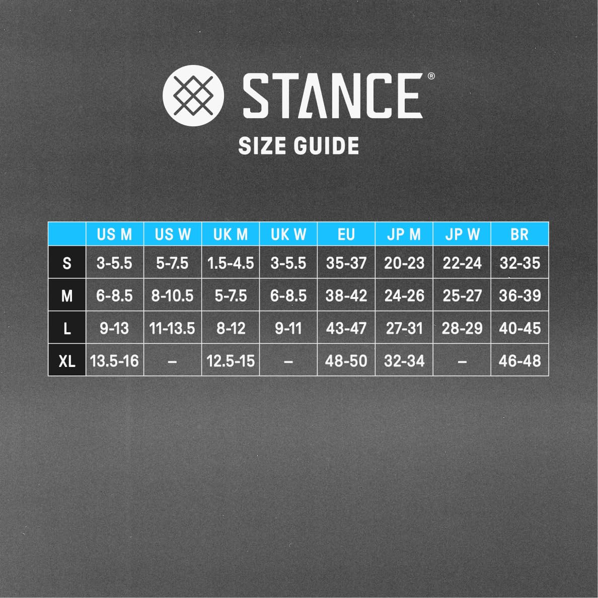 Stance Crew Socks - RUN LT 3 PACK, Multi, Medium, wiele, M
