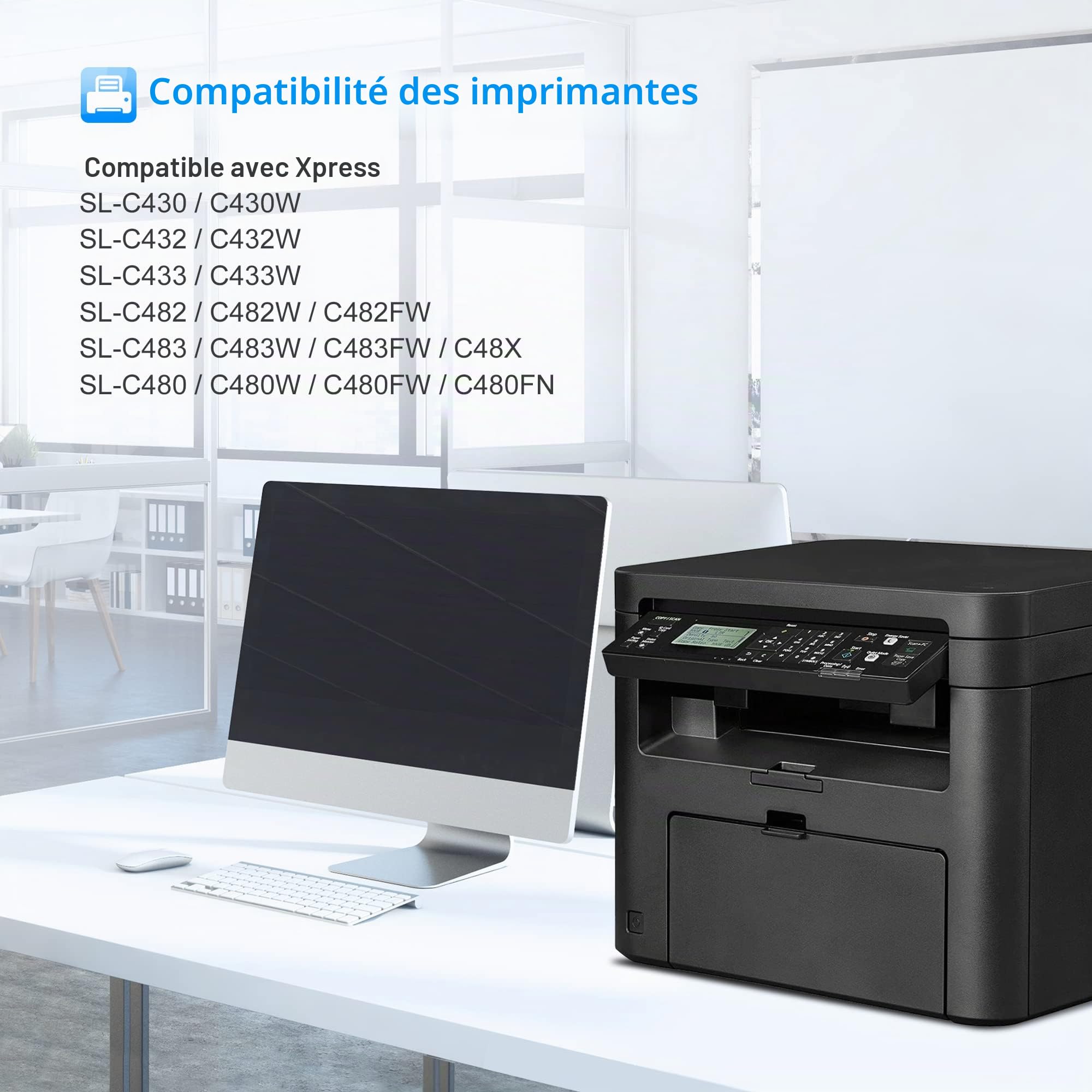 LxTek P404C Compatible pourSamsung P404C Toner pour Xpress SL C480 C480W