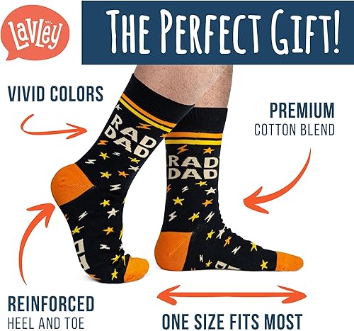 Miniatura 173 de Lavley Calcetines divertidos para adultos, regalos novedosos y rellenos de calcetines para hombres, mujeres y adolescentes, talla única