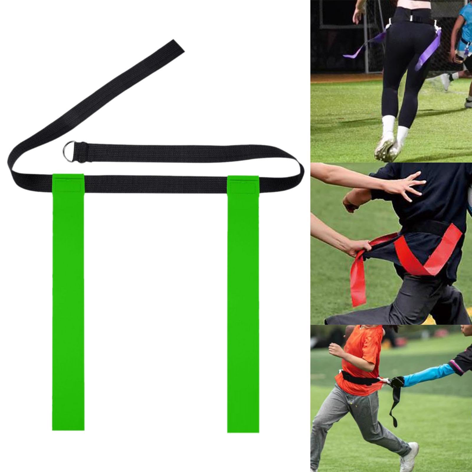 Harilla Rugby Tag Belt Flag Football Bann Bandera Suministros Deportivos Ajustables para de Juegos