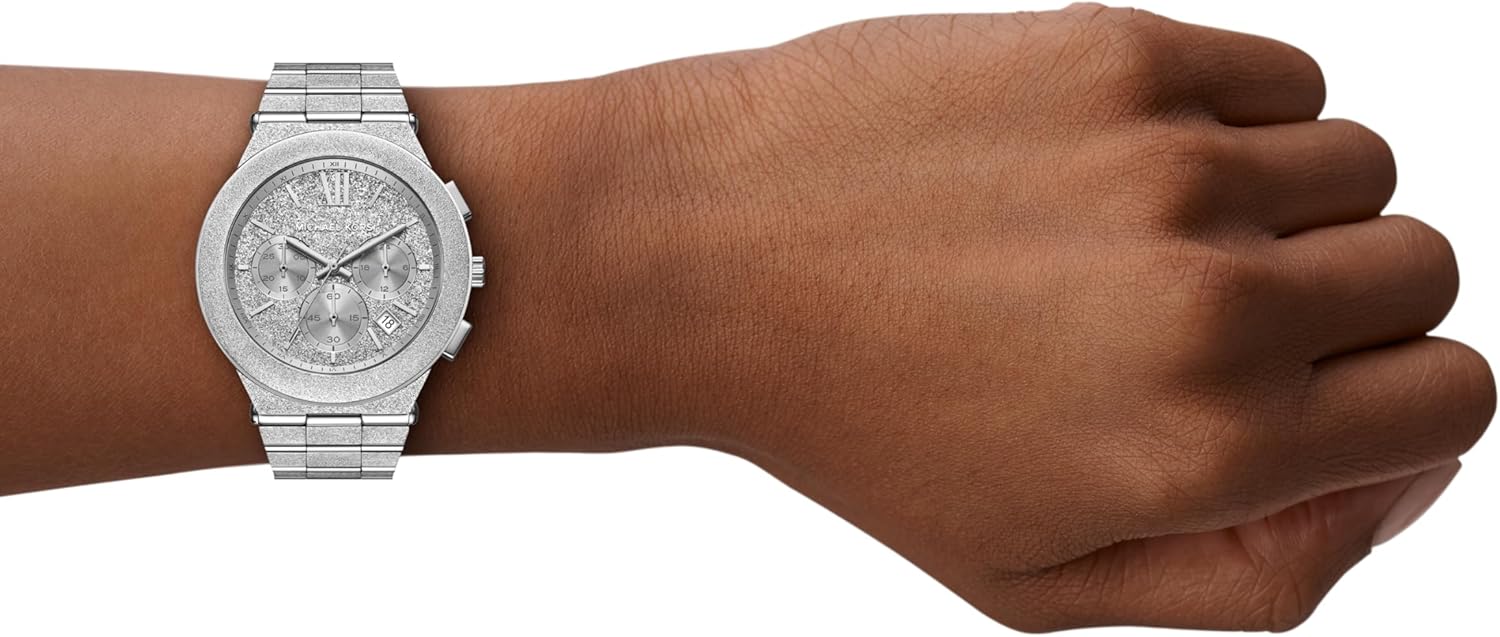 Michael Kors Women's Billie Chronograph Stainless Steel Bracelet Watch (Model: MK7558) - Image 4