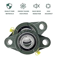 Vista 4 de DEEPDREAM UCFL204-12 - Rodamientos de bloque de almohada Paquete de 4 rodamientos de bloque de almohada montados en brida rodamientos de acero