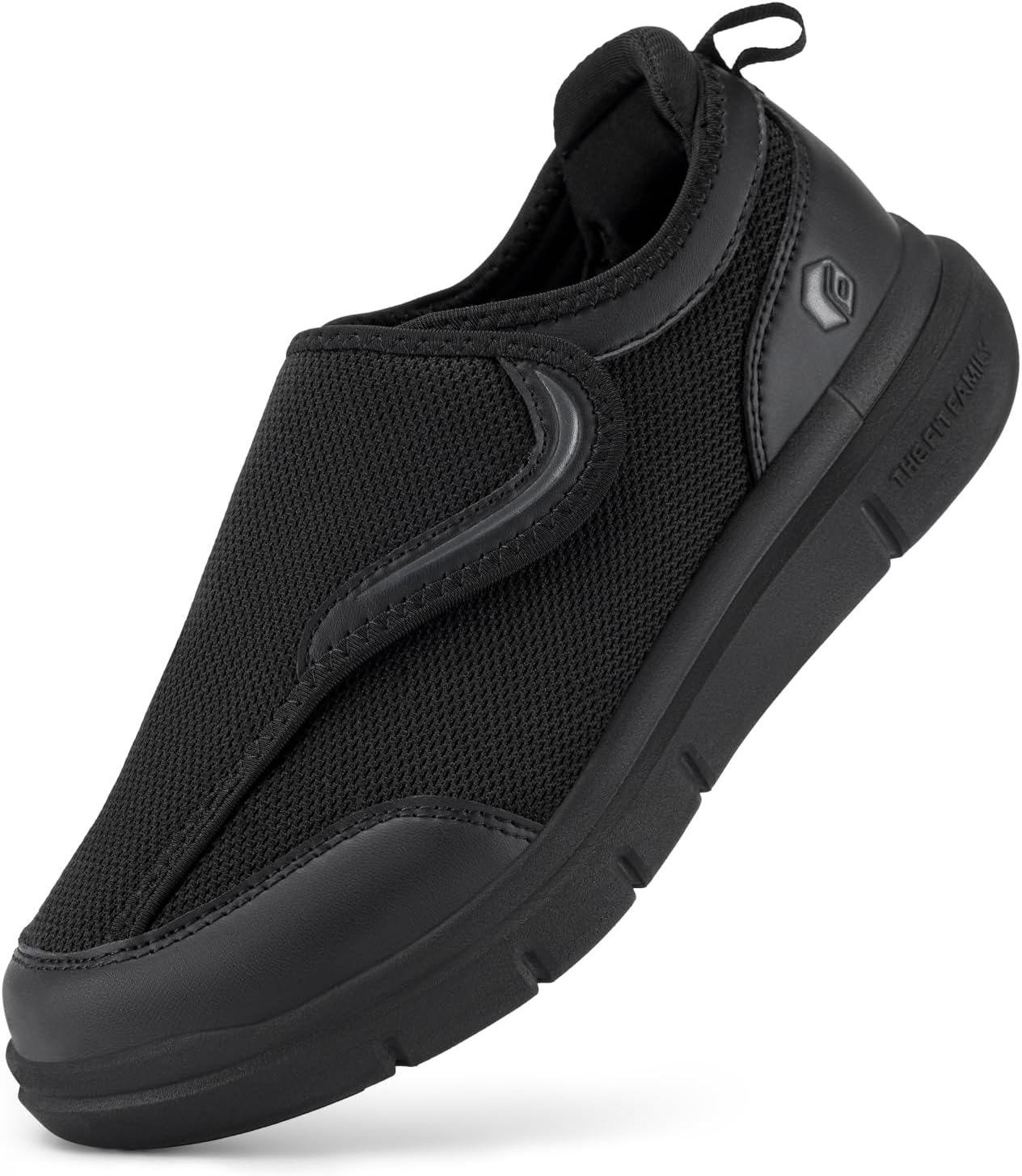 Mens Extra Wide Fit Diabetic Shoes with Adjustable Strap Easy Close Walking Trainers for Swollen Feet Plantar Fasciitis V9