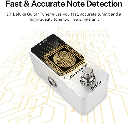 Miniatura 10 de Donner - Pedal de guitarra de distorsión, distorsión Morpher, 3 modos, natural, apretado, clásico, metal de los 80 Crunch para guitarra eléctrica,