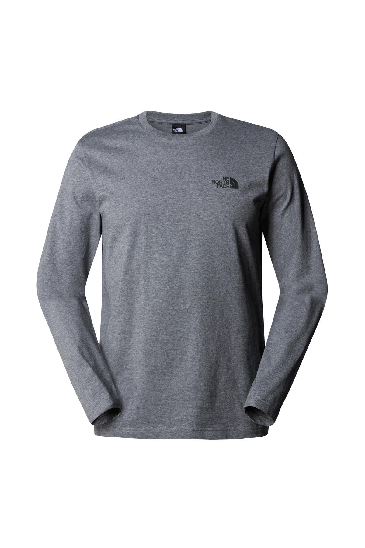 The North Face Men’s L/S Simple Dome Tee Maglietta a Maniche Lunghe Senza Collo Uomo (Pacco da 1)