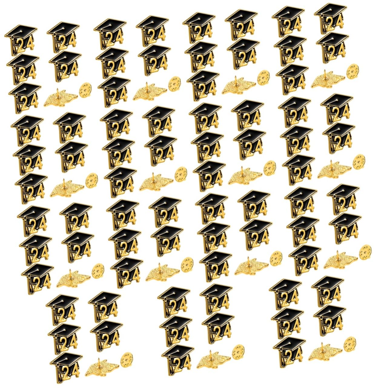 BESTYASH 75 Sztuk Lekarz Kapelusz Broszka Garnitur Pin Broszka Pin Z Okazji Ukończenia Szkoły Broszka Pin Do Kapeluszy Bal Biżuteria Garnitur Broszka Pin Na Ubrania Broszka Klipy Męskie