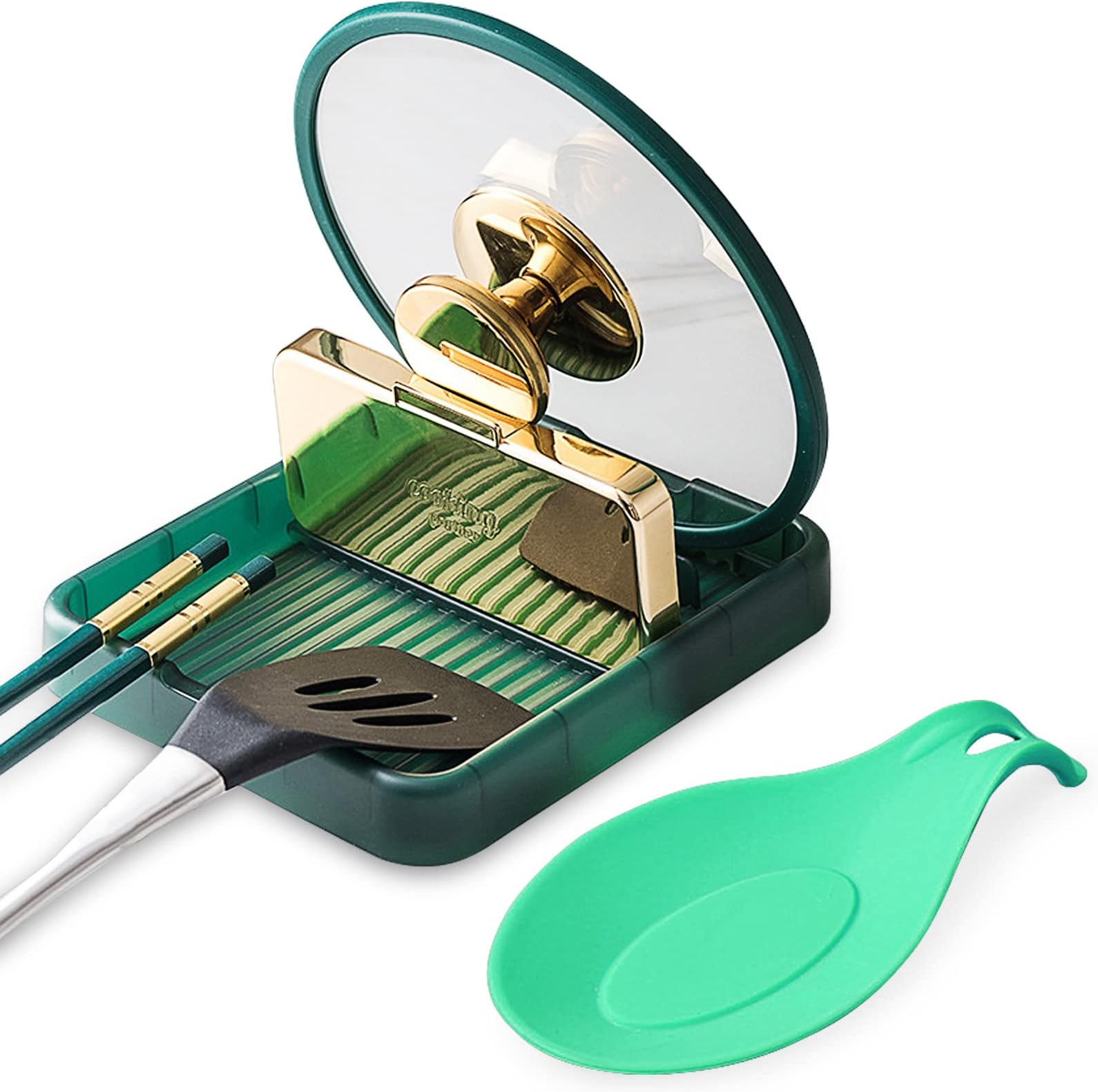 Palksky 1PCS Spoon Rest for Kitchen Counter Spoon Holder