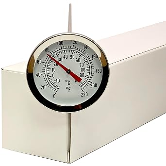 12" SS Dial Thermometer Homebrewing Brew Kettle Brew Pot