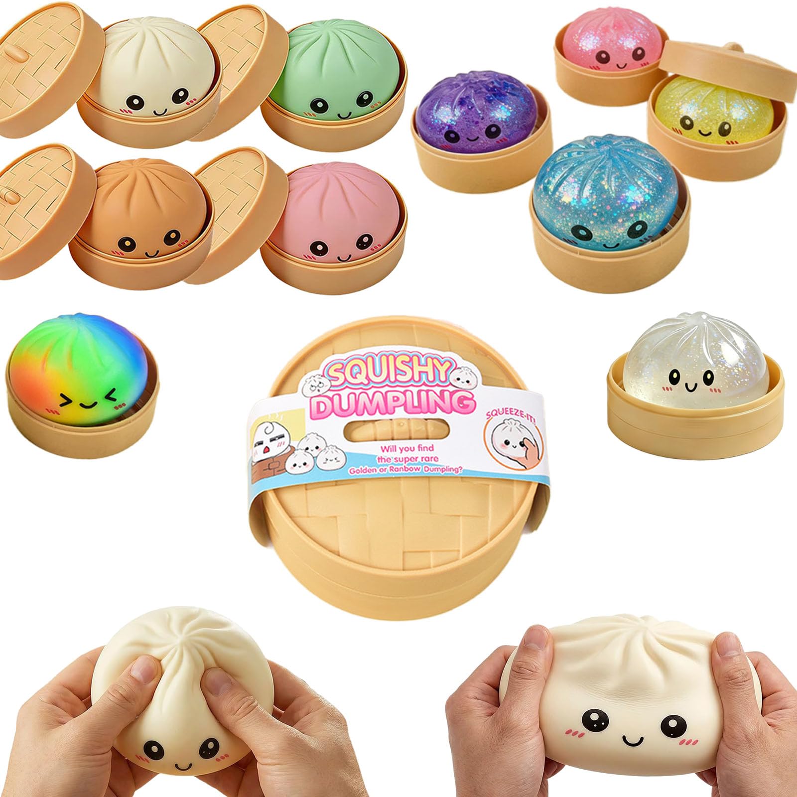 Amazon | Bornoon ミステリー餃子スクイーズボックス 10色ランダム発送