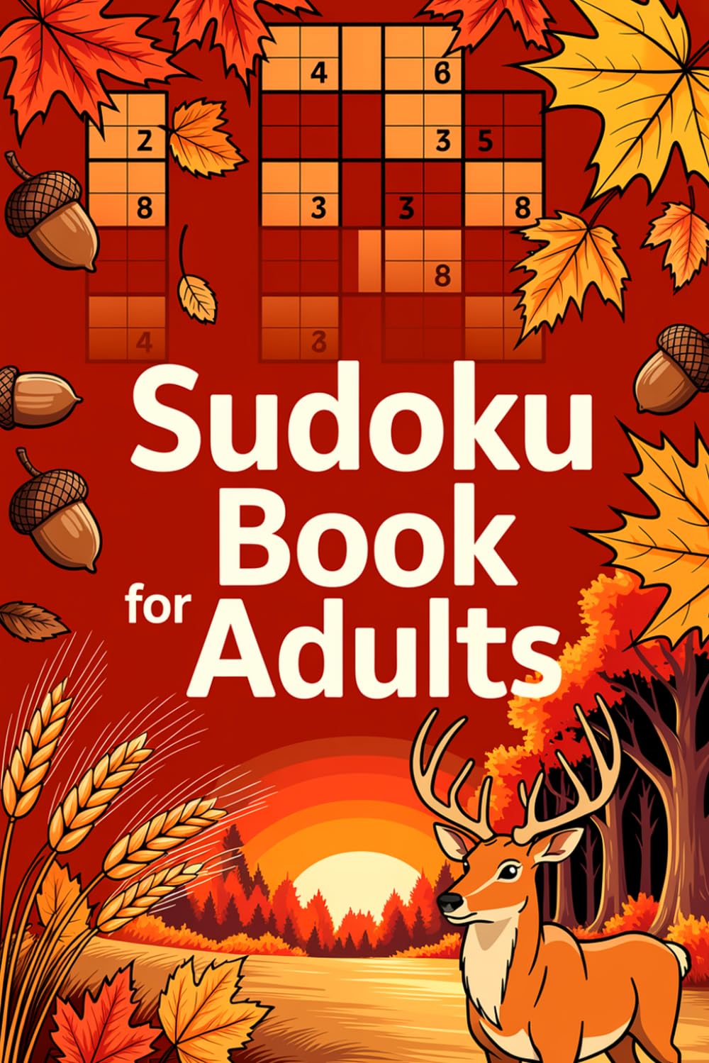 Sudoku Book for Adults: Motivating Math Puzzle Workbook for Grown-Ups