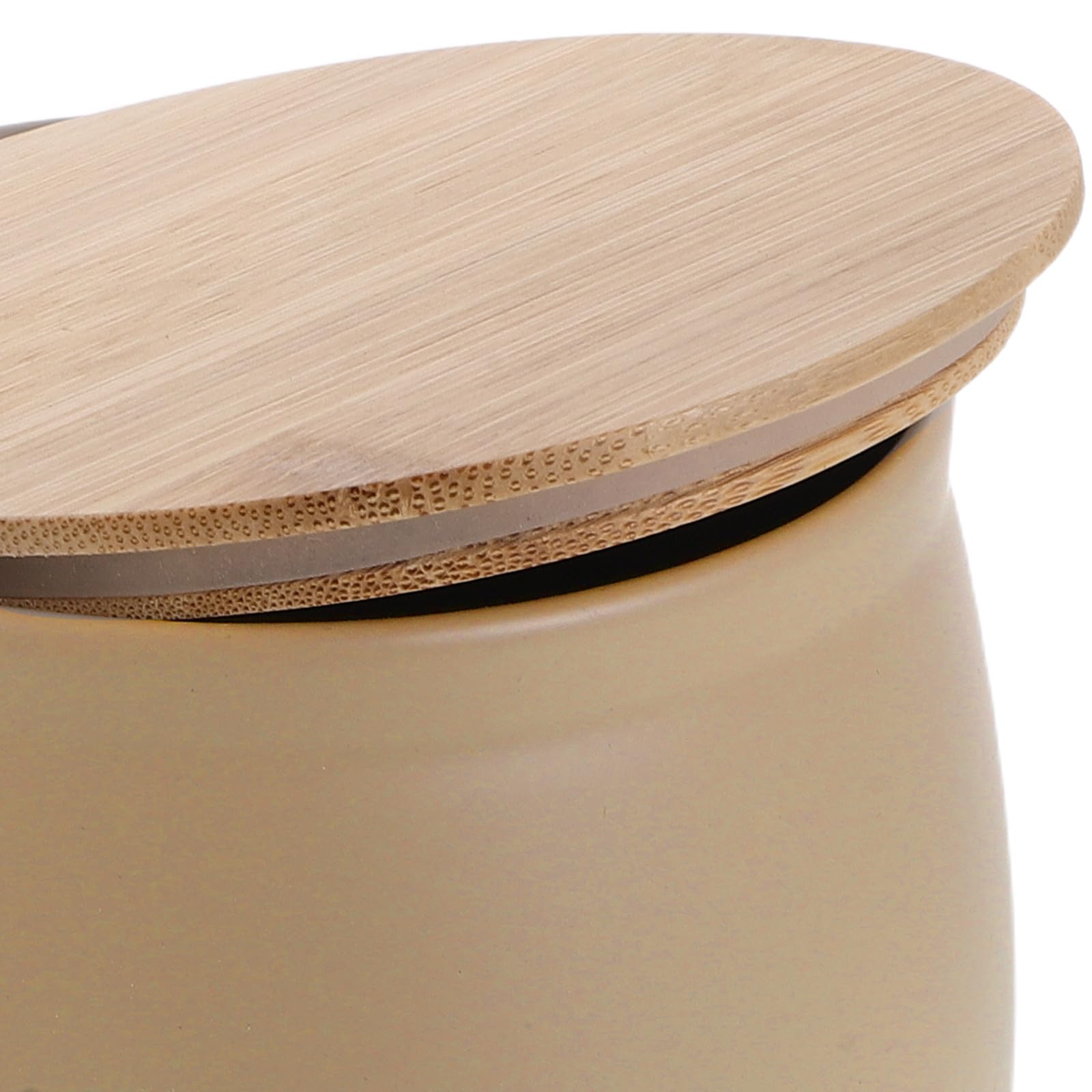 Edelstahl Kaffeedose mit Holzdeckel 3 Stück Luftdichte