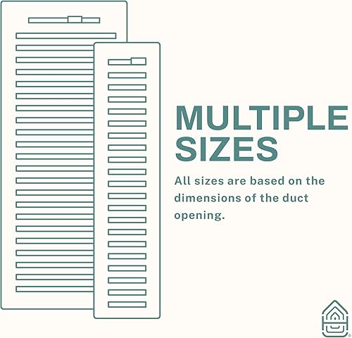 Miniatura 4 de Home Intuition Ventilación decorativa contemporánea de 2 x 14 pulgadas con trampa de cubierta de malla, gris claro