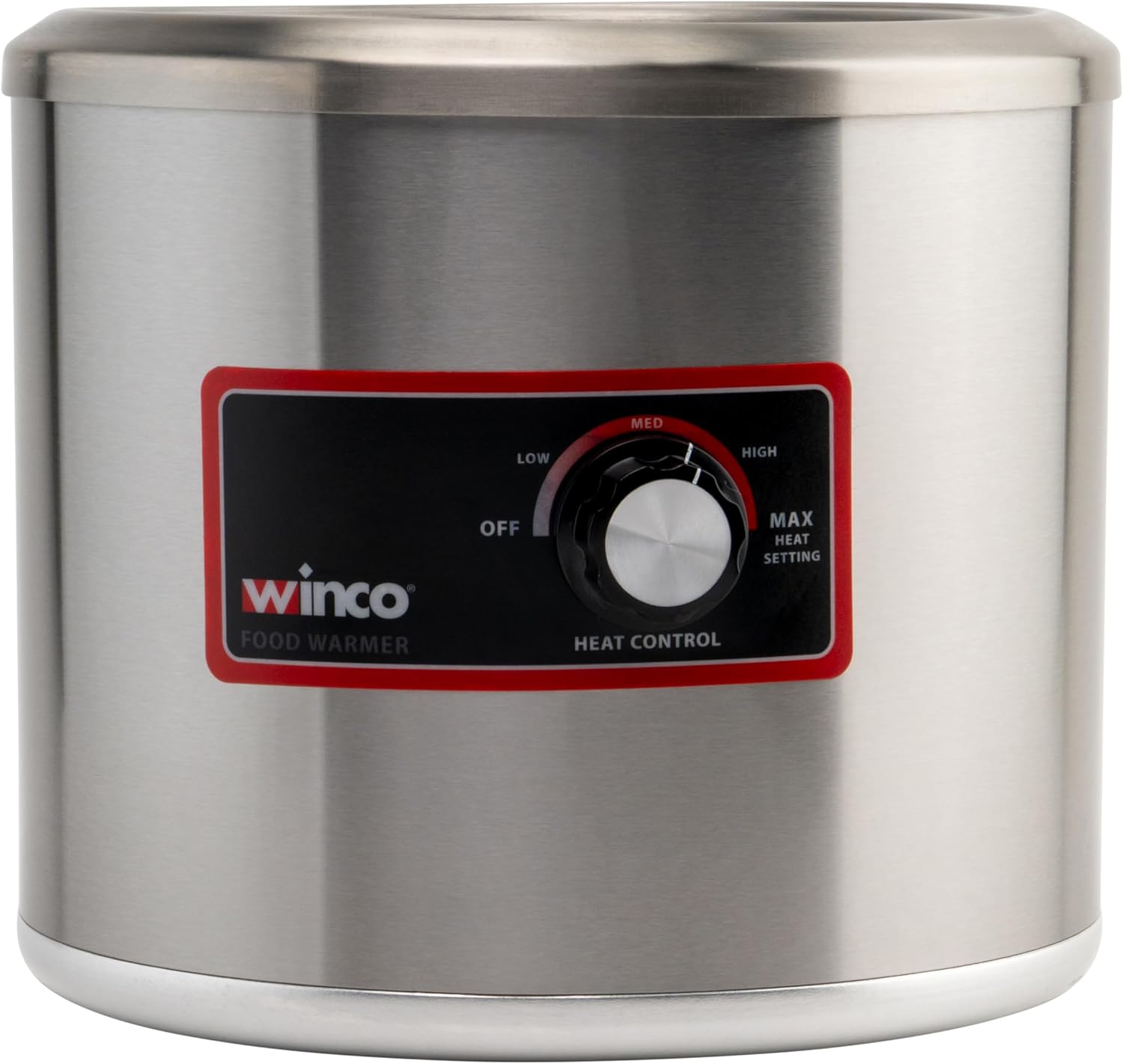 Winco Electric Round Food Warmer/Cooker, 550 W, 120V, 7 Quart
