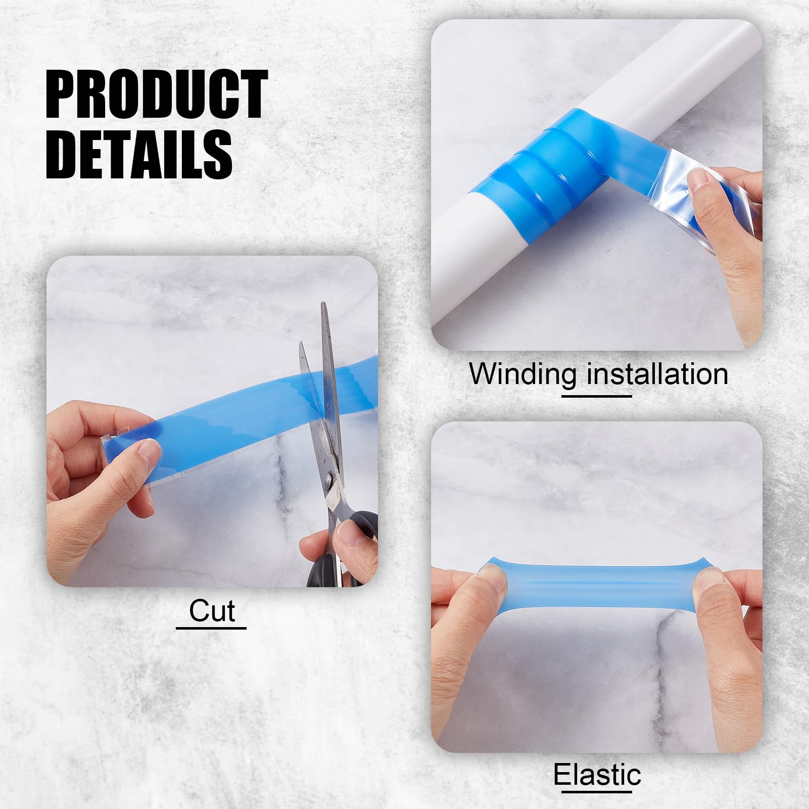 Nastro Protettivo Per Pagaia Padel | Silicone Trasparente | 35x370 Mm | Antiuurto | Confezione Da 2 - Foto 13