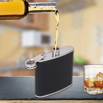 Fiaschetta Tascabile Acciaio Inox 8 oz Fiaschetta A Prova di Perdite con Cover i