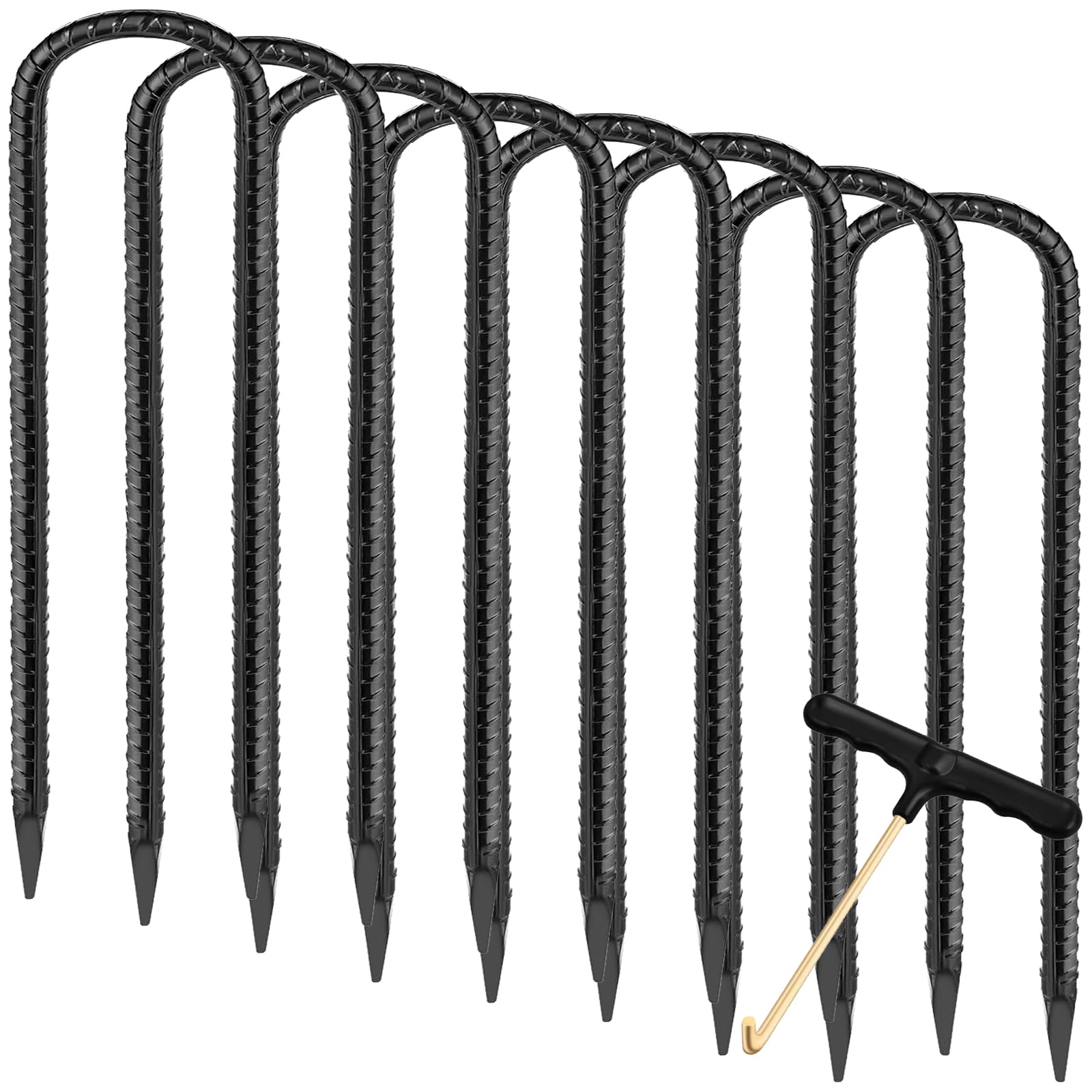 Bodenanker, erdanker bodenanker, Trampolin Zubehör, Zeltheringe Heringe, heringe erdnägel stabil (8-teiliges Set)
