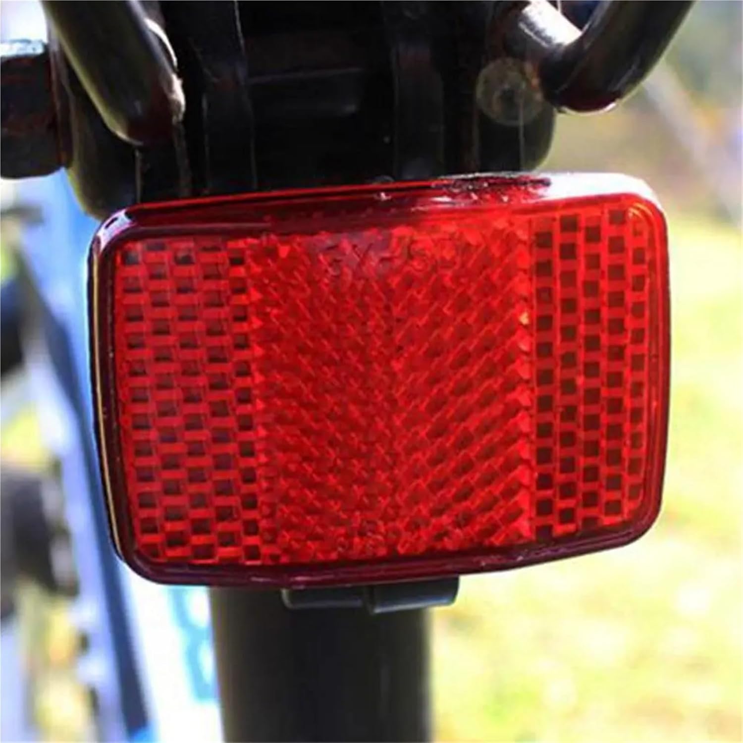 Bicycle Reflectors 10 PCS Front & Rear Bike Bicycle Reflector Set Red White Fixed Mounting Bracket Warning Light Bike Handlebar Reflector Bike Accessories for Bike