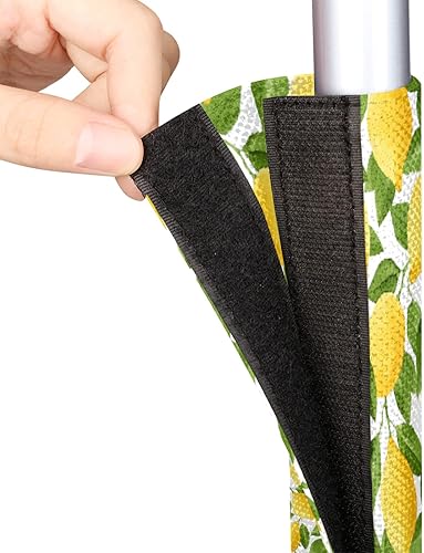 Miniatura 10 de Pardick Juego de 2 fundas para manijas de puerta de refrigerador de otoño y otoño, lavables, para nevera, lavavajillas, microondas, horno, puerta,