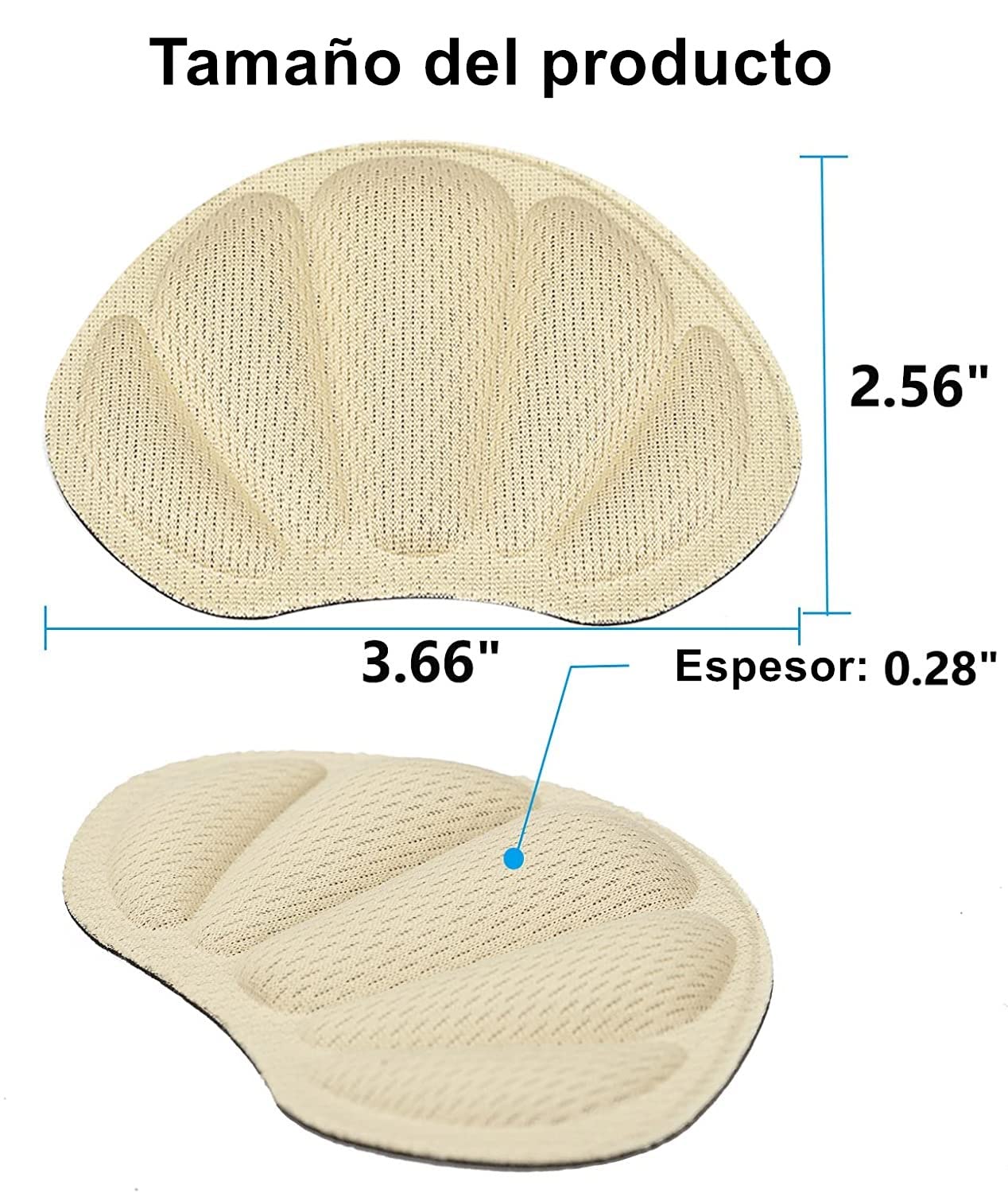 Salva Tallone per Scarpe Grandi, 4 Paia Cuscinetti per Tallone per