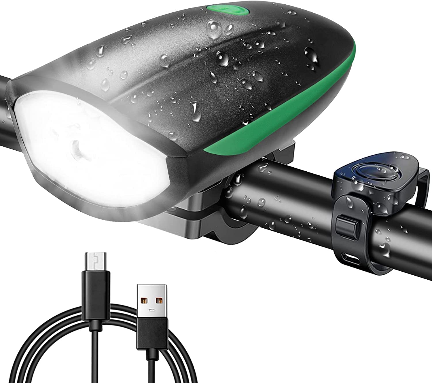 Skylia 2in1 Rechargeable Cycle Light (3 Modes) Cycle Light and Horn