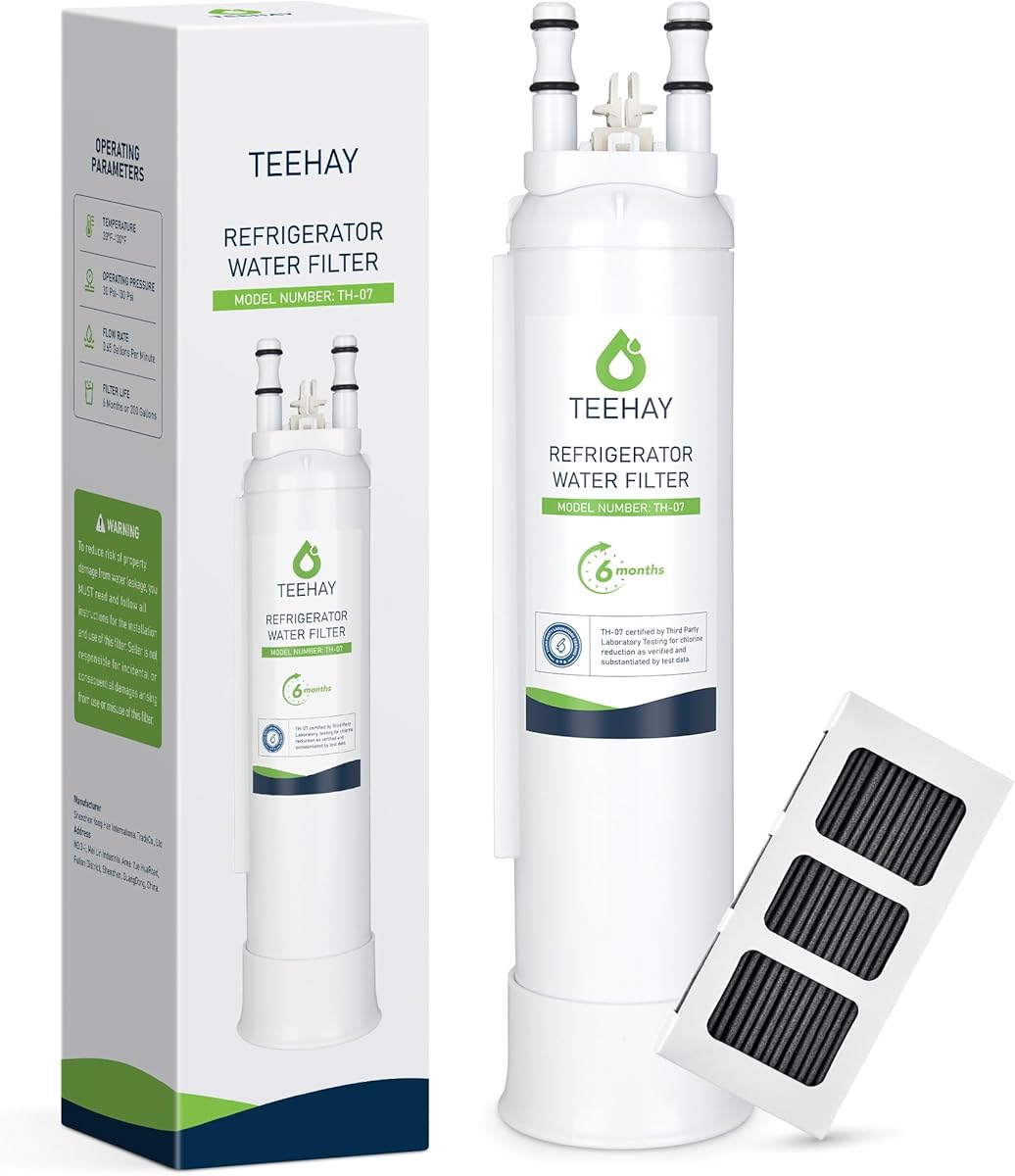 PWF-1 FPPWFU01 Water Filter & PureAir Ultra II PAULTRA2 Air Filter Combo, Compatible with Frigidaire FRIGCOMBO13, FRSS26L3AF, FRSS2333AS, FRSC2333AS, FRSS2323AB, 1 Combo