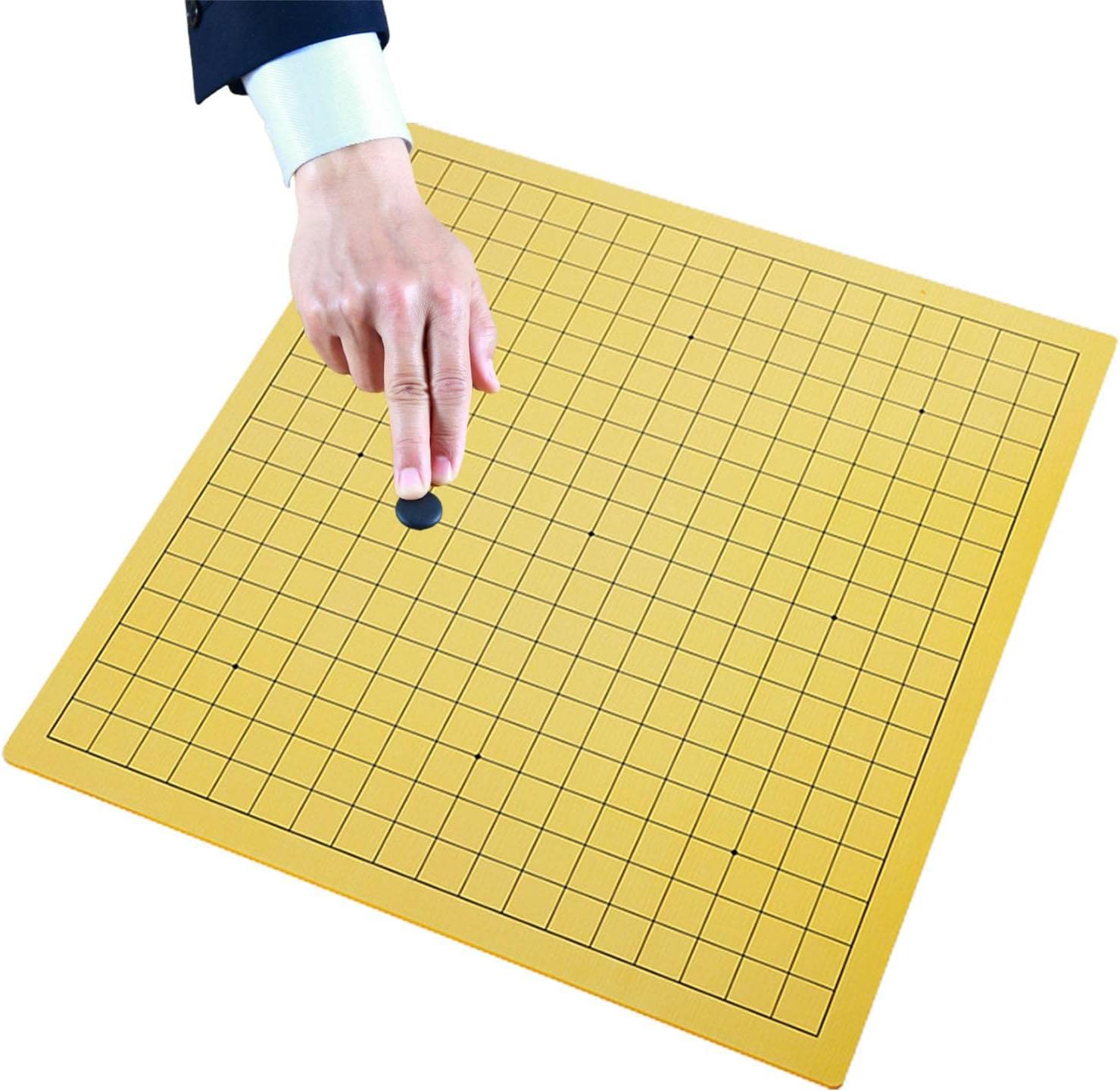 Go Game Board | Durable Wooden Chinese Go Game Board Educational Toy - Chess Playing Lover Use Chessboard Gift for Boys, Girls