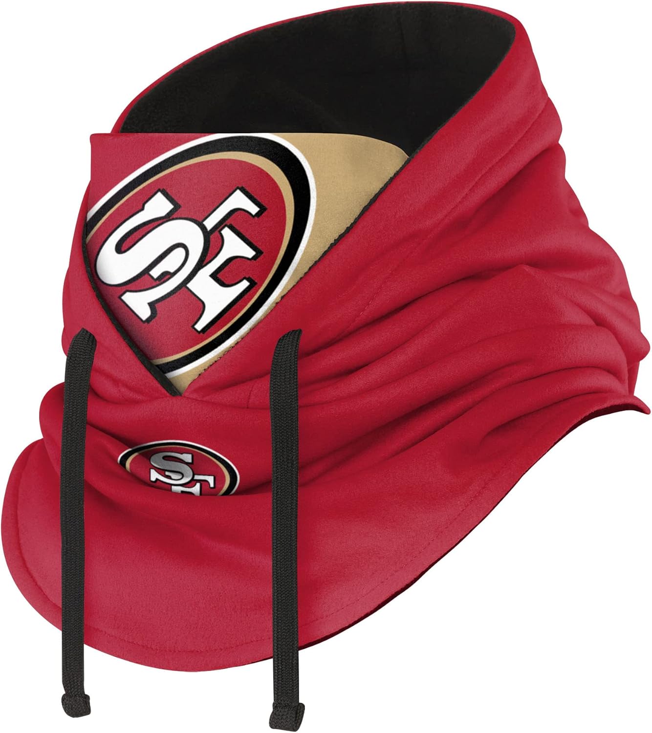 NFL Team Logo Team Color Drawstring Winter Cap Hooded Gaiter Balaclava Face Cover - Image 2