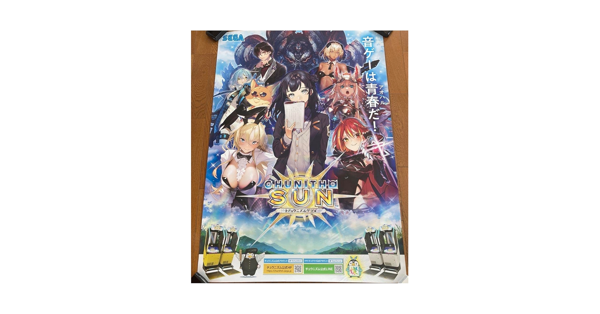 チュウニズム　ポスター11枚セット Amazon.co.jp: チュウニズム サンCHUNITHM SUN B1ポスター 2枚