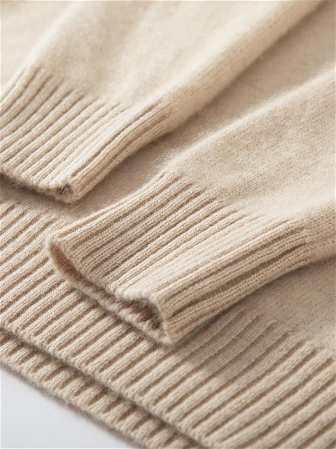 Damski sweter oversize solidny golf swetry z długim rękawem gruby sweter top