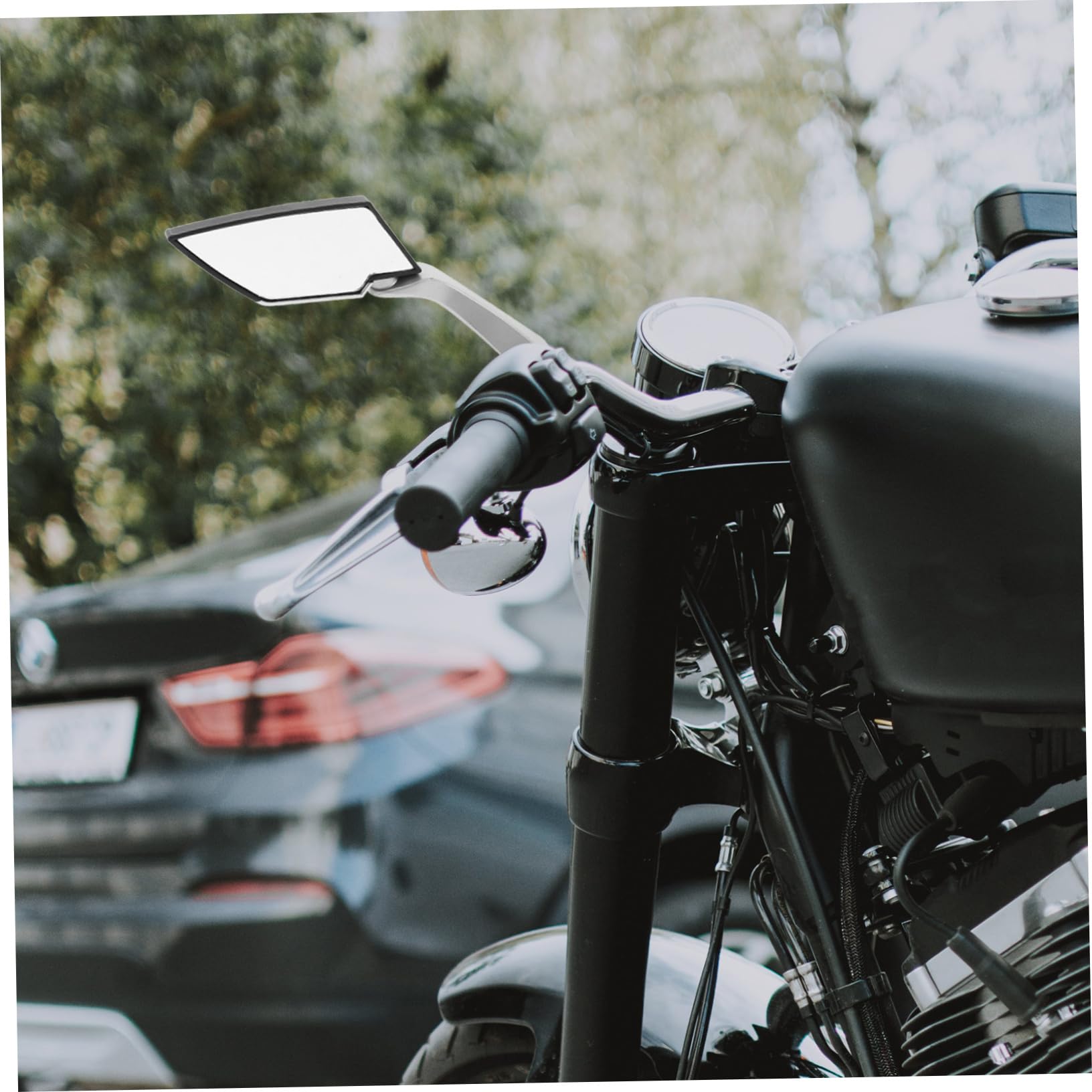 Rétroviseur Arrière Pour Moto Scooter Équipement Moto Rétroviseur De Guidon Pour Vélo Électrique Fixation Guidon Vision Arrière Claire