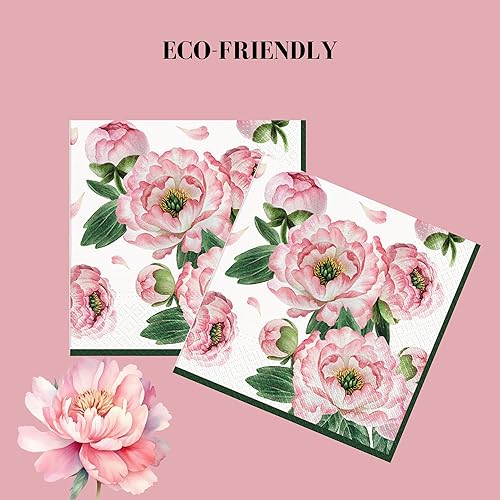 Miniatura 5 de Keep Unique Servilletas de papel de 13 x 13 pulgadas, servilletas florales de 3 capas para arte, cena y fiesta, servilletas desechables decorativas