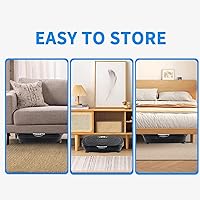 Vista 9 de Homesy Vibration Plate Exercise Machine, Vibrating Plate for Lymphatic Drainage, Full Body Shake Platform Board for Home Fitness and Fat Burning
