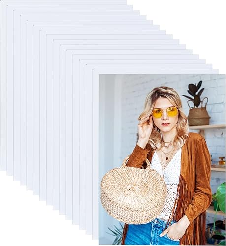 Miniatura 1 de 16 piezas de metal de sublimación en blanco de 0.236 x 0.315 x 0.016 in pulgadas, aluminio sublimación de fotos, letrero de fotos de aluminio en