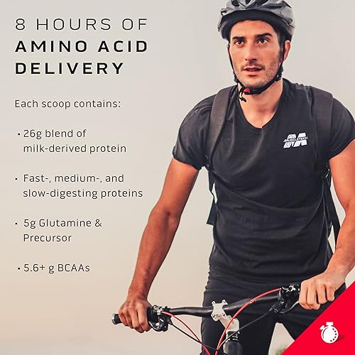 Miniatura 4 de Proteína de suero en polvo  Proteína en polvo MuscleTech Phase8  Proteína de suero y caseína en polvo  Proteína de liberación lenta de 8 horas