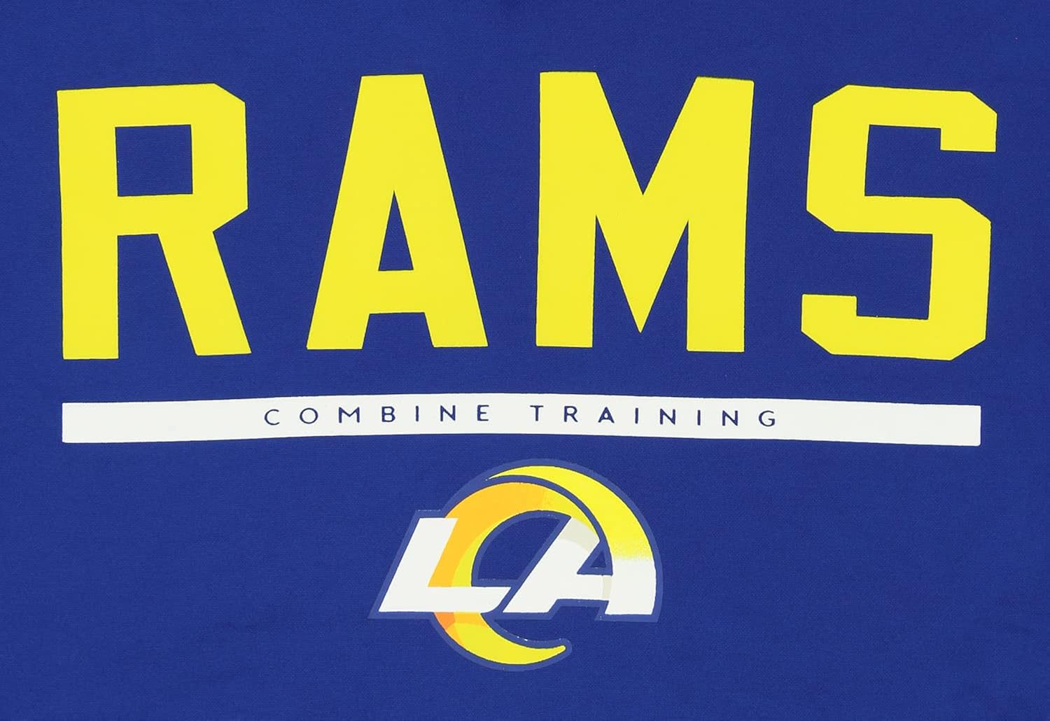 New Era NFL Men's Safety Performance Pullover Hooded Sweatshirt, Pro Football Fleece Hoodie Large Los Angeles Rams