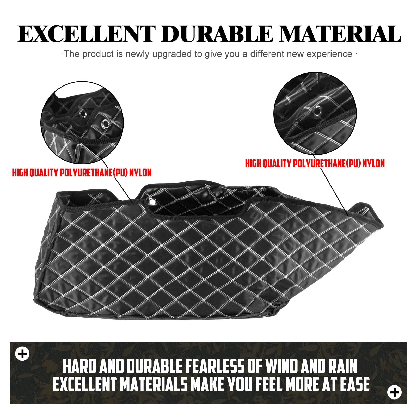 Mat do Ładowania dla Motocykla Do Touring Road Glide Electra Glide 2024-up | Sakwy motocyklowe Wkładka dywanikowa do toreb podsiodłowych(Saddlebag Liners A)