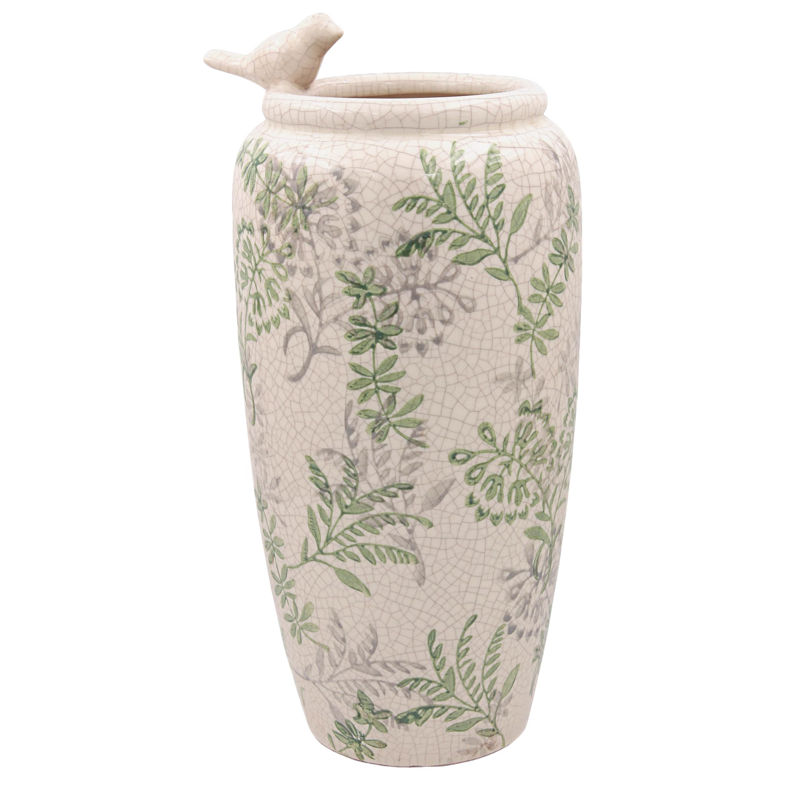 Lesser & Pavey Mini Bricks Song Bird Vase Large for Home & Office | Lovely Vases for Flowers & Home Decor | Ideal Vases Centerpiece for Living Room and Fresh & Artificial Flower